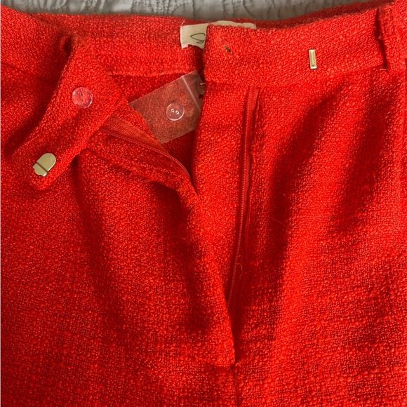 NWT Sweet Lemon Wide Leg Pants Bright Red Size Large - Picture 4 of 7